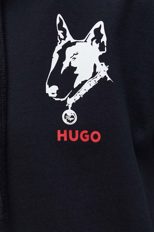 HUGO bluza bawełniana 50509184 czarny
