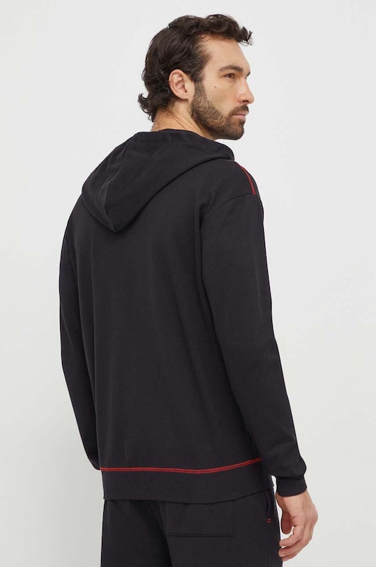 Odzież HUGO bluza bawełniana lounge 50510533 czarny