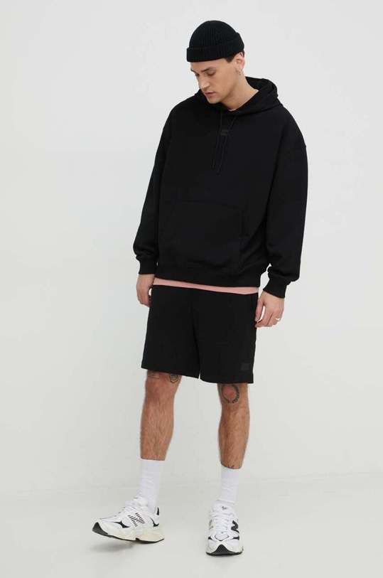 Bavlněná mikina HUGO 50505043 černá SS24