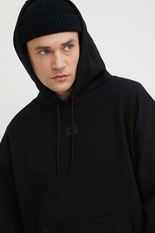 Bavlněná mikina HUGO černá 50505043