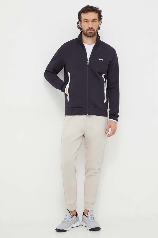 BOSS Green bluza 50504730 granatowy SS24