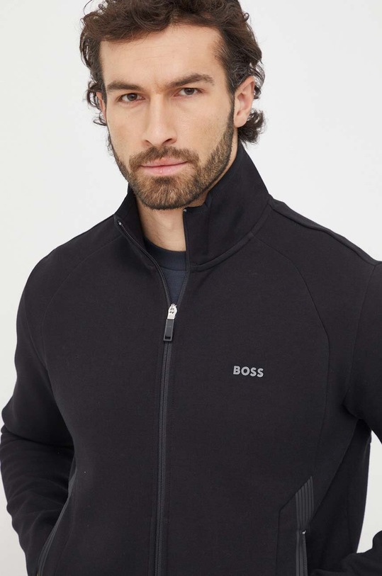BOSS Green bluza z elastanem czarny 50504730