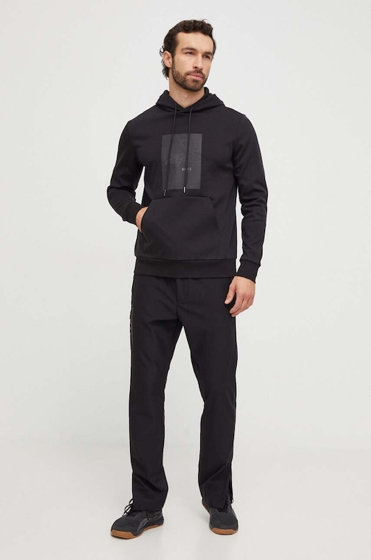 BOSS Green bluză 50505319 negru SS24