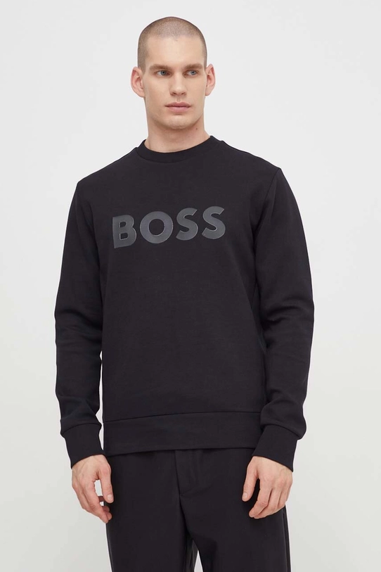 Boss Green bluza aplikacja czarny 50506119