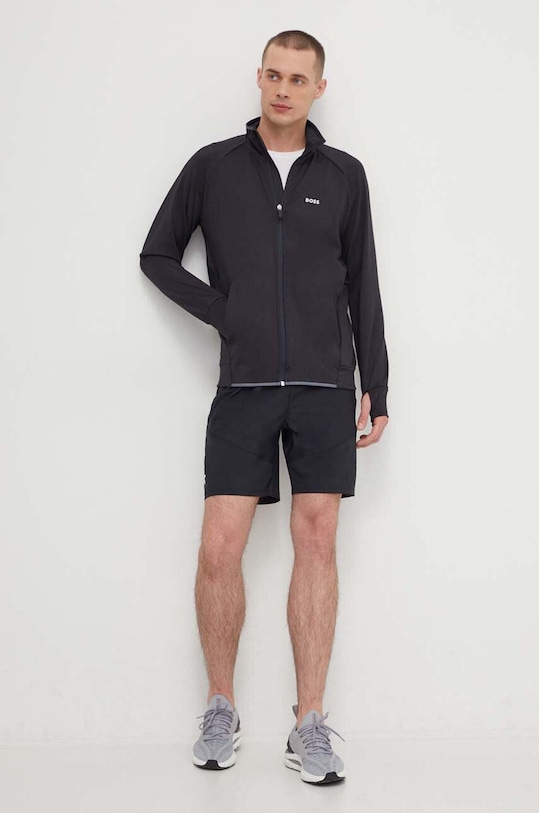 Μπλούζα Boss Green χωρίς κουκούλα μαύρο 50506338