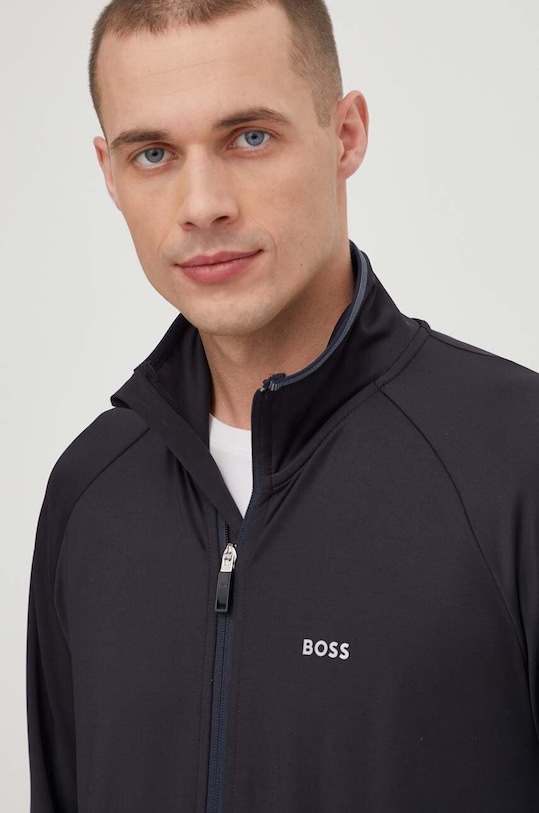 Μπλούζα Boss Green 50506338 μαύρο SS24