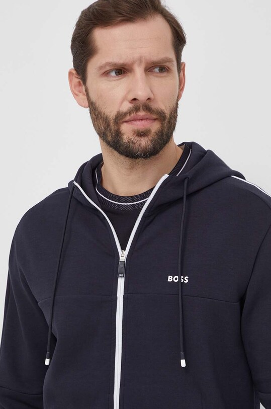 BOSS Green bluză bleumarin 50511516