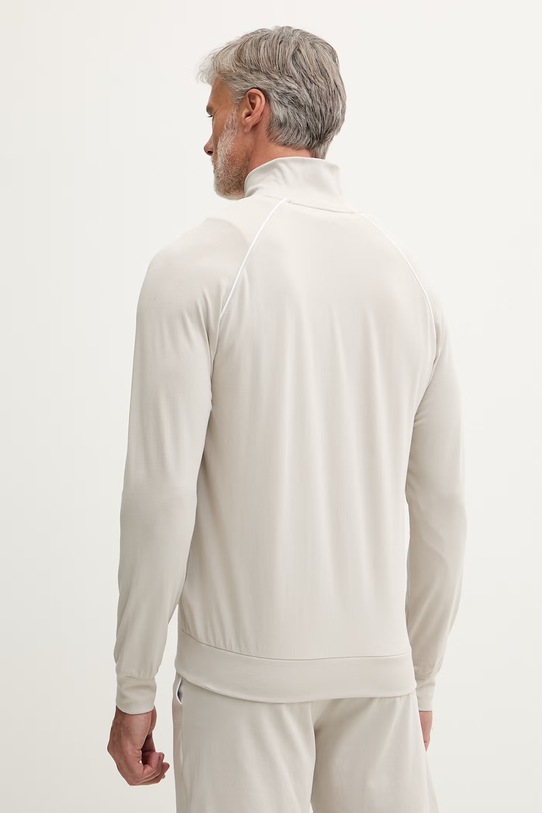 Odzież BOSS bluza rozpinana męska bawełniana z elastanem Mix&Match Jacket Z 50515307 beżowy