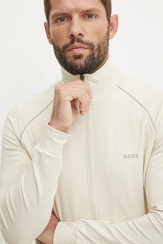 BOSS bluză lounge bej 50515307