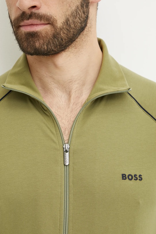 BOSS bluză lounge Mix&Match Jacket Z 50515307 verde