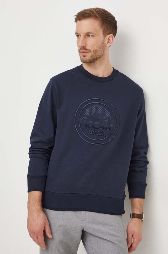 BOSS bluza x Porsche aplikacja granatowy 50507788