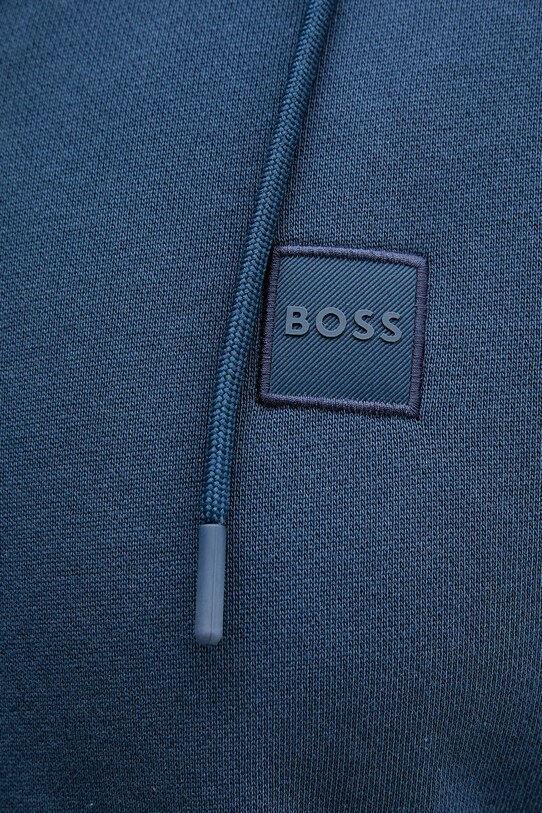 Памучен суичър BOSS Orange тъмносин 50508578