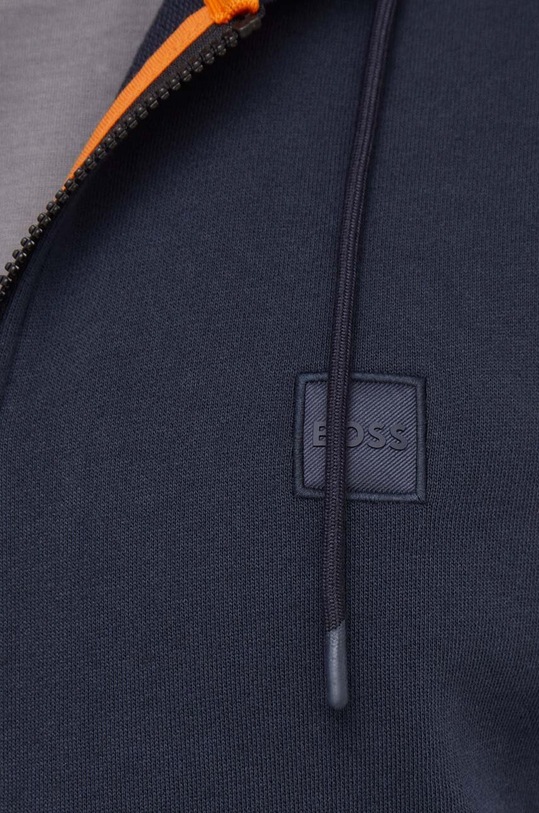 BOSS Orange bluza bawełniana 50508578 granatowy