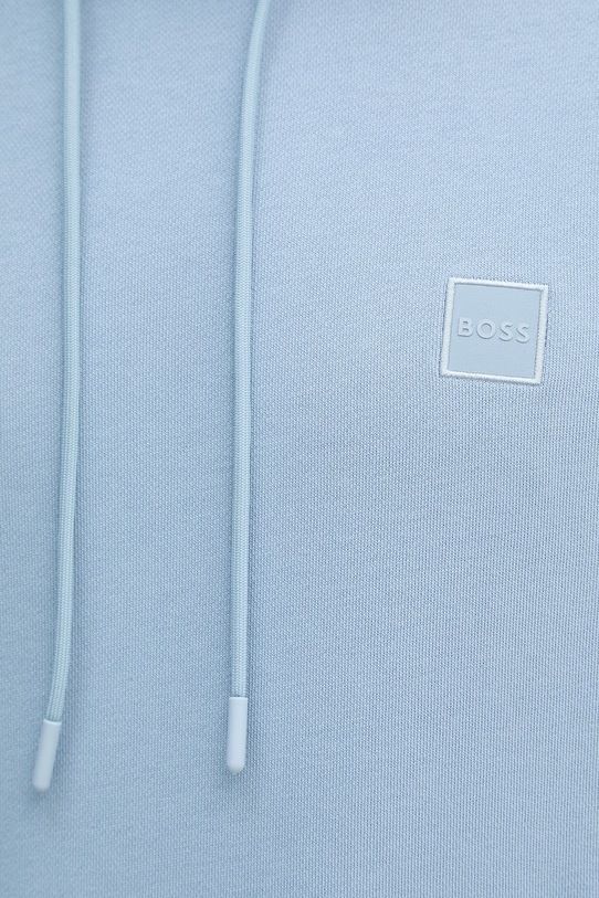 BOSS Orange dukserica sa kapuljačom muška od pamuka Wetalk 50509314 plava