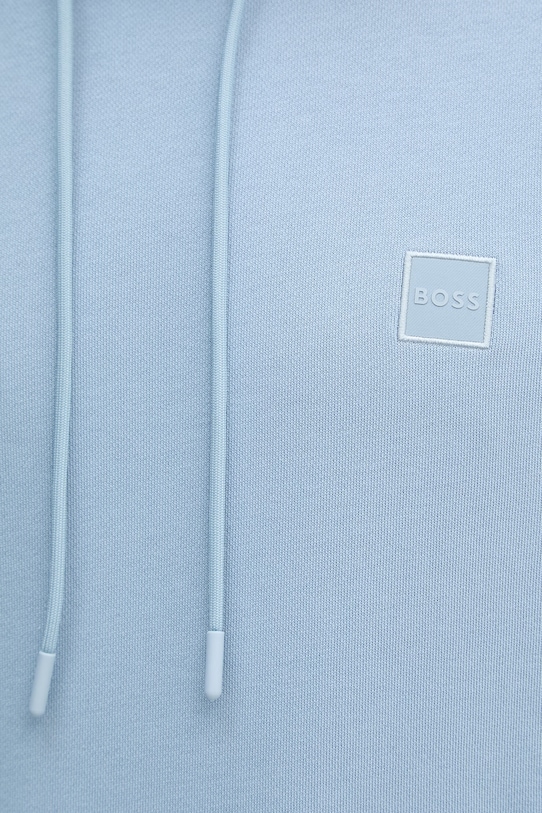 BOSS Orange dukserica sa kapuljačom muška od pamuka Wetalk 50509314 plava