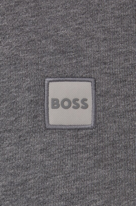 Хлопковая кофта Boss Orange 50509314 серый