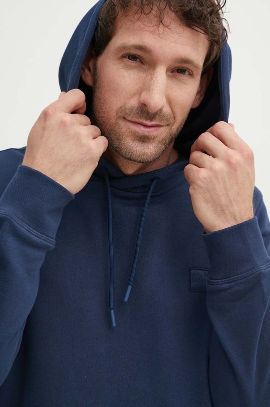 Βαμβακερή μπλούζα Boss Orange βαμβάκι μπλε 50509314