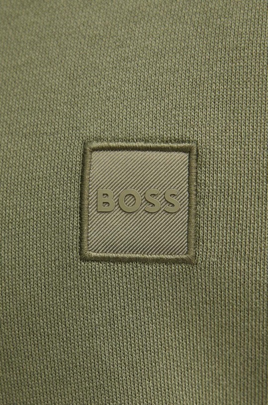 BOSS Orange bluza bawełniana 50509314 zielony