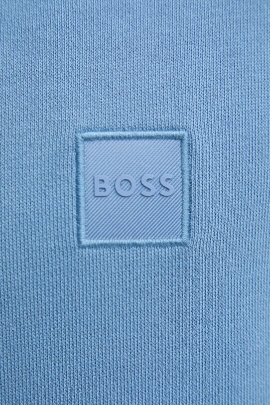 BOSS Orange bluza bawełniana 50509314 niebieski