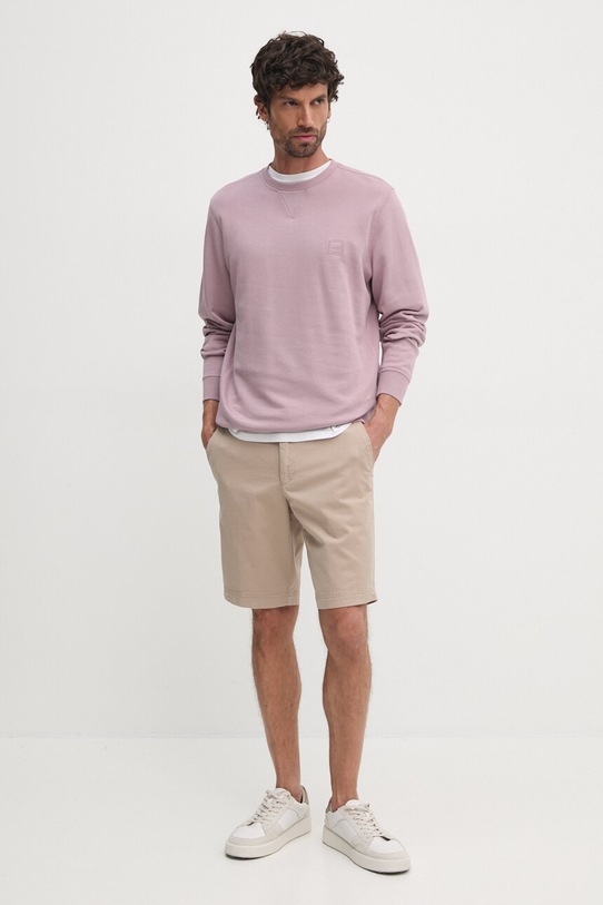 BOSS Orange hanorac de bumbac 50509323 violet AA00