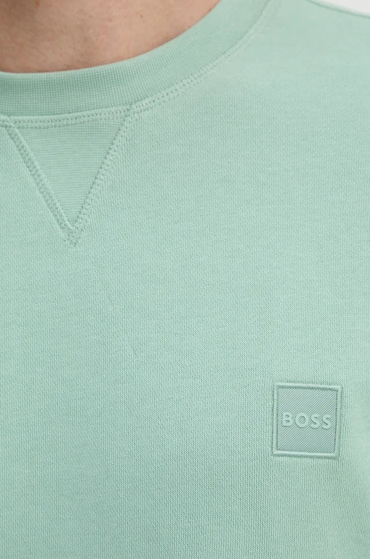 Pamučna dukserica Boss Orange 50509323 zelena