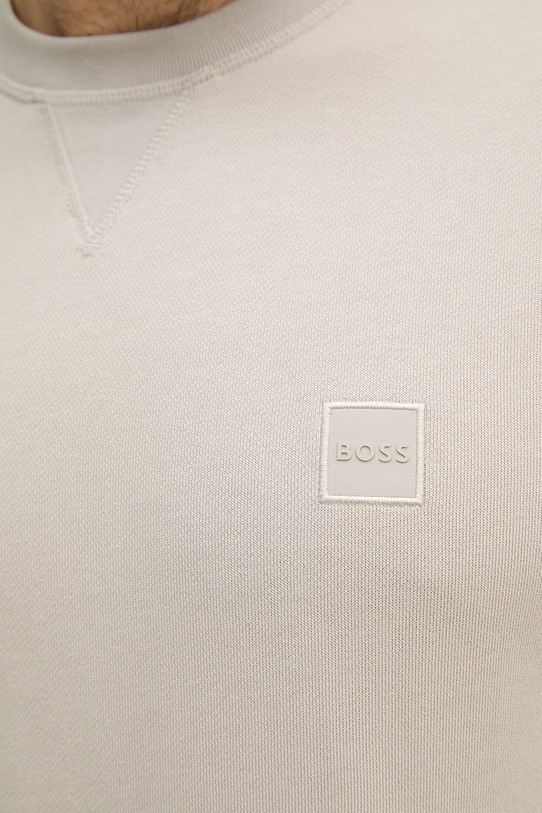 BOSS Orange bluza męska bawełniana Westart 50509323 szary