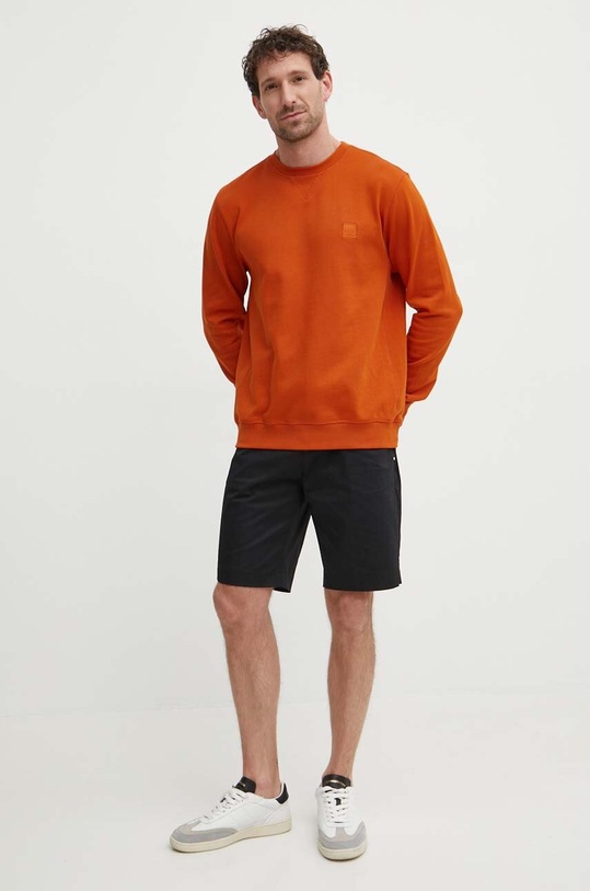 BOSS Orange bluza bawełniana 50509323 pomarańczowy AA00