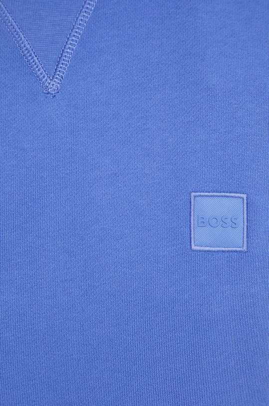 BOSS Orange bluza bawełniana 50509323 fioletowy