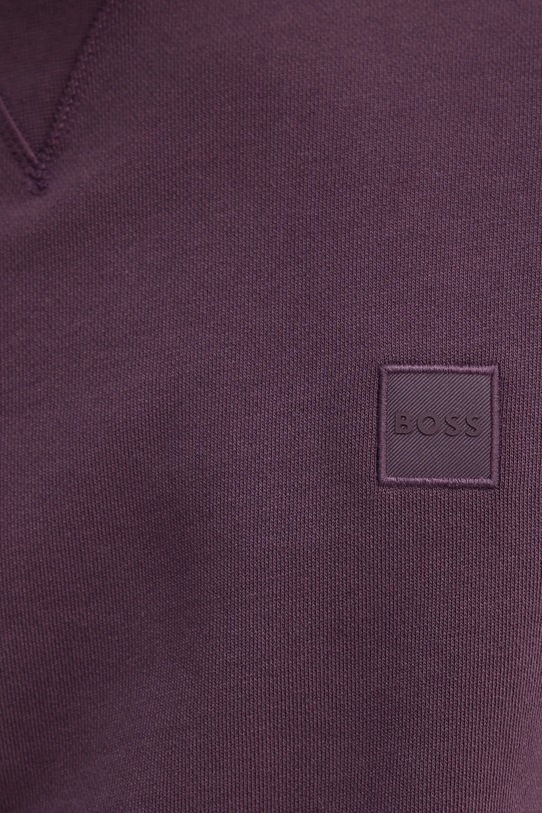 Pamučna dukserica BOSS Orange Westart 50509323 ljubičasta