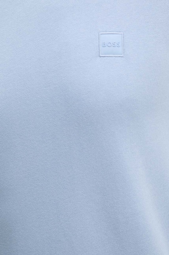 BOSS Orange bluza bawełniana 50509323 niebieski