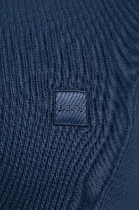 BOSS Orange hanorac de bumbac 50509323 bleumarin