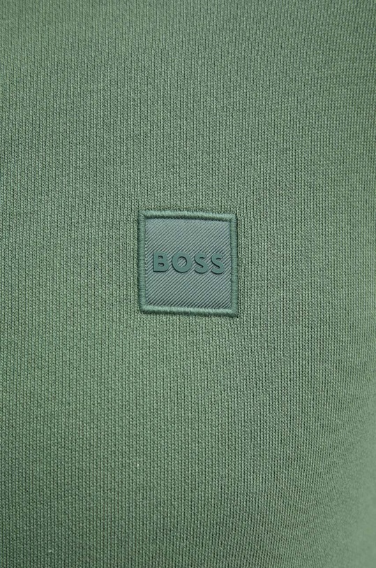 BOSS Orange bluza bawełniana Westart 50509323 zielony