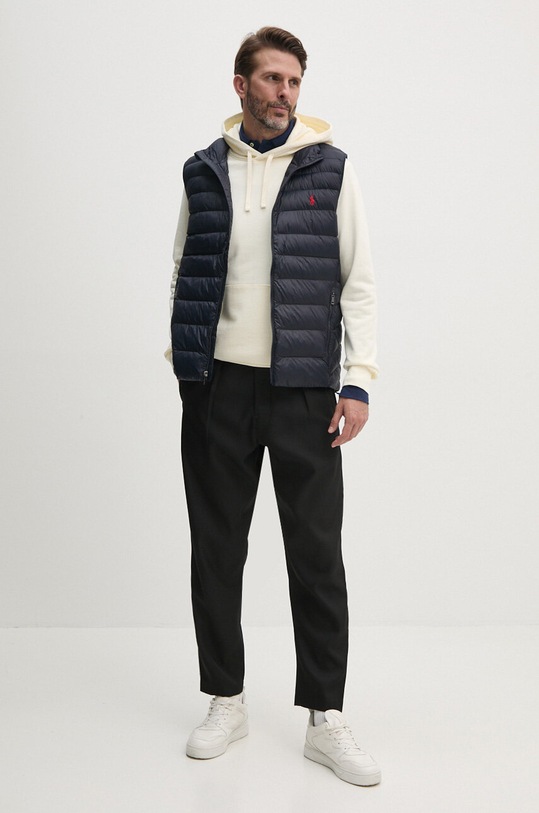 Bavlnená mikina Polo Ralph Lauren 710916690 krémová AW25