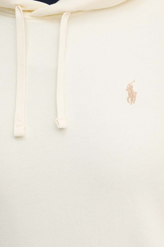 Bavlnená mikina Polo Ralph Lauren 710916690 krémová