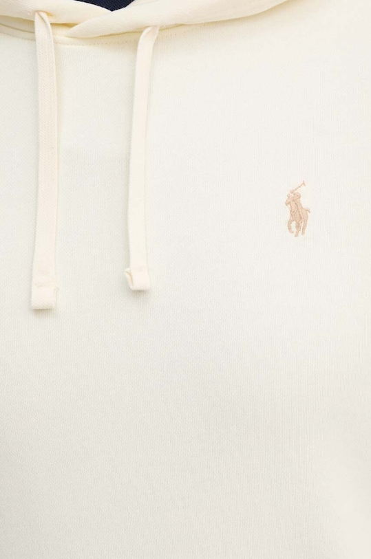 Bavlnená mikina Polo Ralph Lauren 710916690 krémová