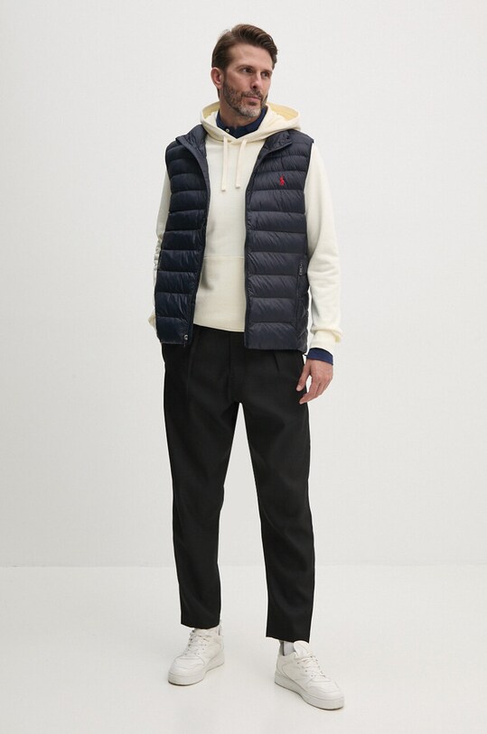 Βαμβακερή μπλούζα Polo Ralph Lauren 710916690 μπεζ SS25