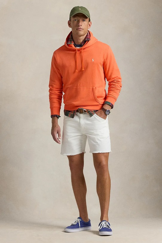 Abbigliamento Polo Ralph Lauren felpa in cotone 710916690 arancione