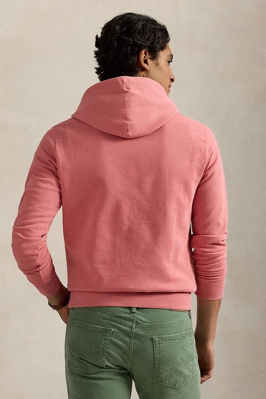 Polo Ralph Lauren felpa in cotone 710916690 rosa SS25