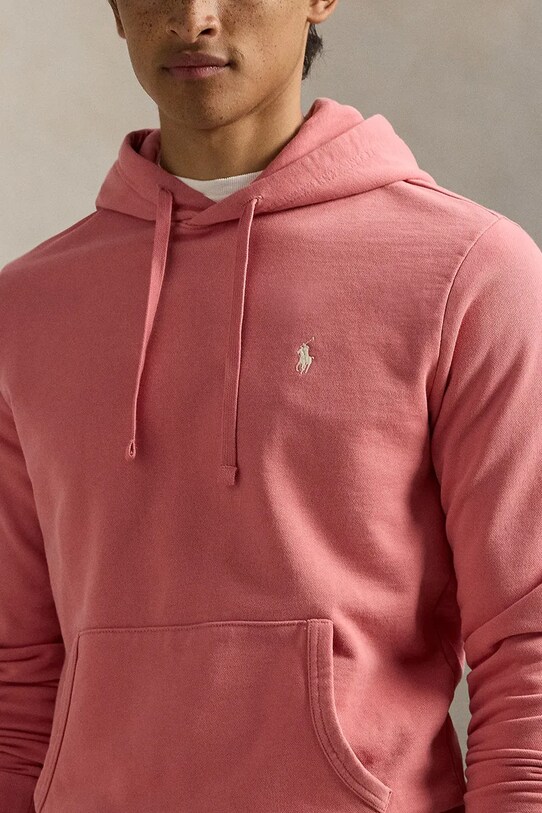 Polo Ralph Lauren felpa in cotone rosa 710916690