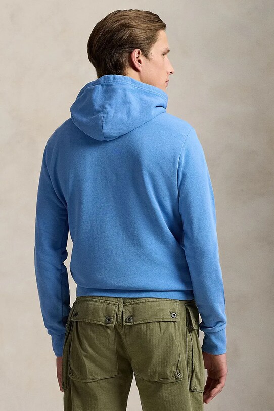 Pamučna dukserica Polo Ralph Lauren 710916690 plava SS25