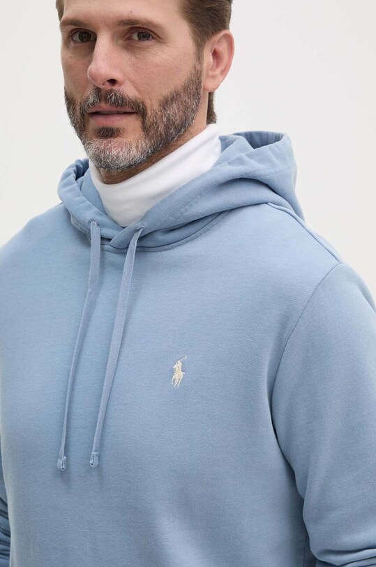 Хлопковая кофта Polo Ralph Lauren голубой 710916690