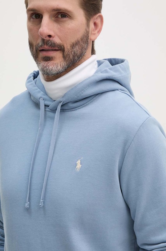 Polo Ralph Lauren bluza bawełniana niebieski 710916690