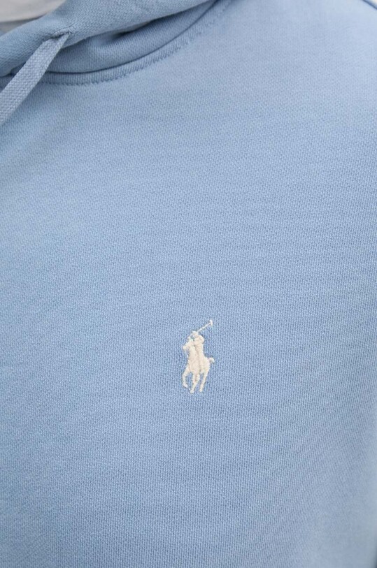 Хлопковая кофта Polo Ralph Lauren 710916690 голубой