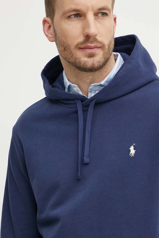 Bavlnená mikina Polo Ralph Lauren tmavomodrá 710916690