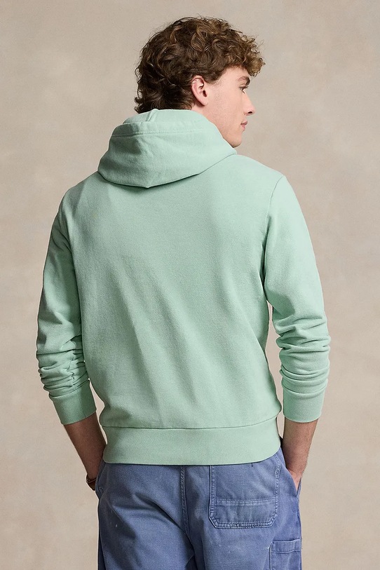 Bavlněná mikina Polo Ralph Lauren 710916690 zelená AW25