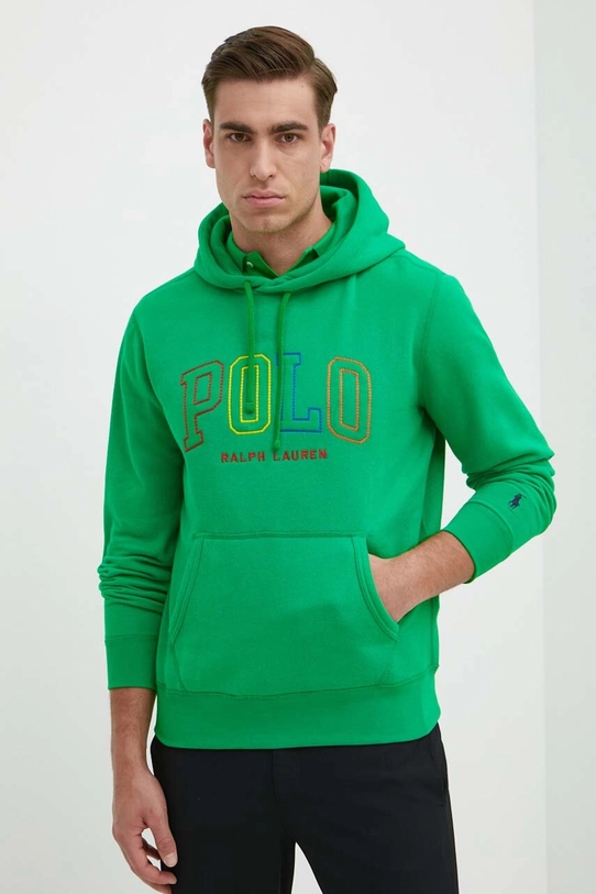 Dukserica Polo Ralph Lauren s kapuljačom zelena 710926600