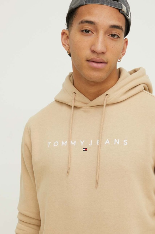 Mikina Tommy Jeans béžová DM0DM17985