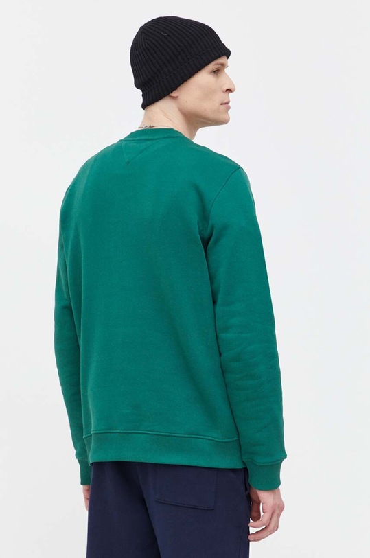 Odzież Tommy Jeans bluza bawełniana DM0DM17986 zielony