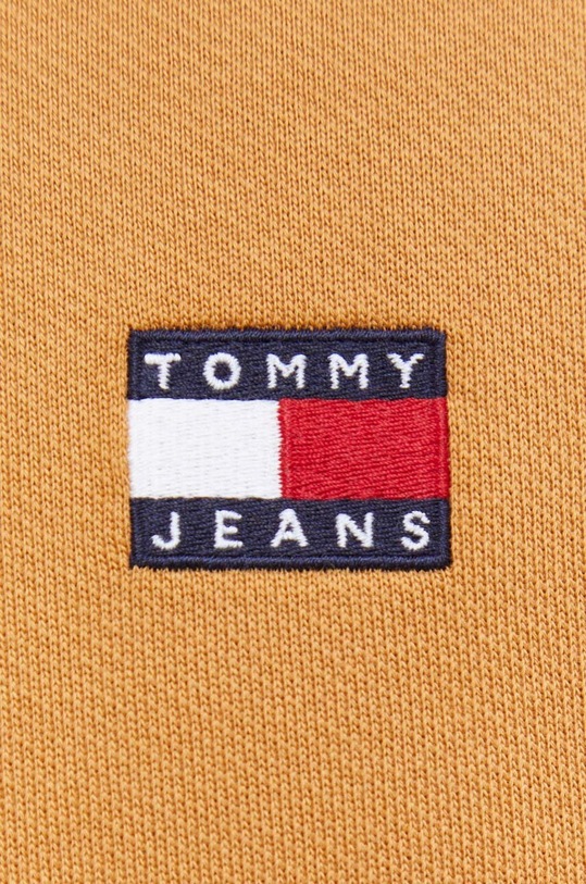 Bavlněná mikina Tommy Jeans DM0DM17988 hnědá