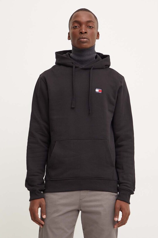 Хлопковая кофта Tommy Jeans чёрный DM0DM17988